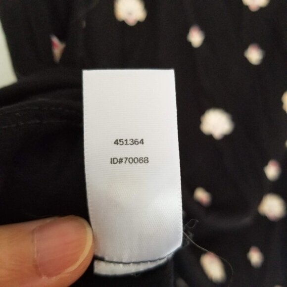 Loft Floral Print Semi Sheer Sleeveless Blouse Top - Picture 11 of 11